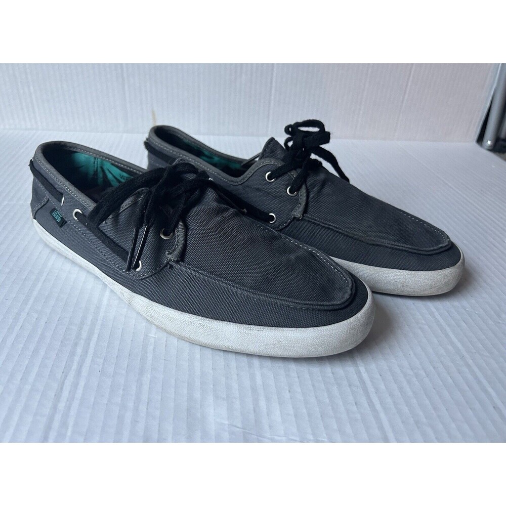 Vans Surf Sliders Chauffeur Black & White Sneakers Women’s  Size 8